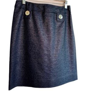 Per Se by Carlisle Collection Navy Raffia Skirt